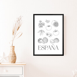Obraz w ramie Kuchnie świata - kuchnia hiszpańska