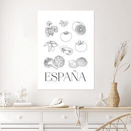Plakat Kuchnie świata - kuchnia hiszpańska