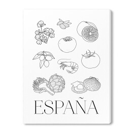 Obraz na płótnie Kuchnie świata - kuchnia hiszpańska