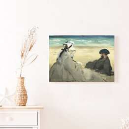 Obraz na płótnie Edouard Manet "Na plaży" - reprodukcja