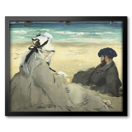 Obraz w ramie Edouard Manet "Na plaży" - reprodukcja