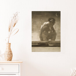 Plakat samoprzylepny Francisco Goya "Seated Giant"