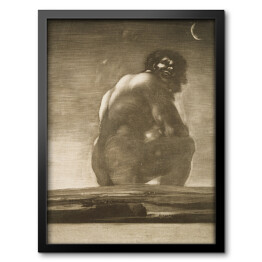 Obraz w ramie Francisco Goya "Seated Giant"