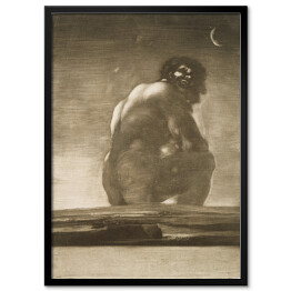 Plakat w ramie Francisco Goya "Seated Giant"