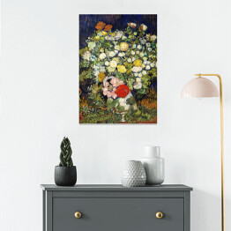 Plakat Vincent van Gogh Bukiet kwiatów w wazonie. Reprodukcja