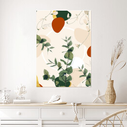 Plakat samoprzylepny Kolekcja #inspiredspace - roślina - eukaliptus
