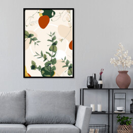 Plakat w ramie Kolekcja #inspiredspace - roślina - eukaliptus