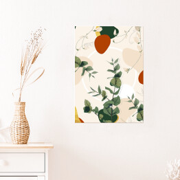 Plakat samoprzylepny Kolekcja #inspiredspace - roślina - eukaliptus