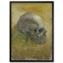 Plakat w ramie Vincent van Gogh Czaszka. Reprodukcja