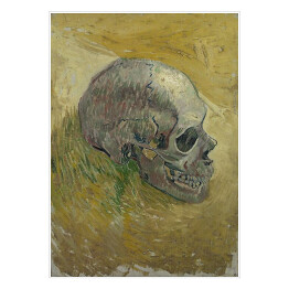 Plakat samoprzylepny Vincent van Gogh Czaszka. Reprodukcja