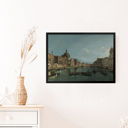 Obraz w ramie Canaletto "Venice - The Grand Canal with S. Simeone Piccolo"