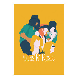 Plakat samoprzylepny Zespoły - Guns N'Roses
