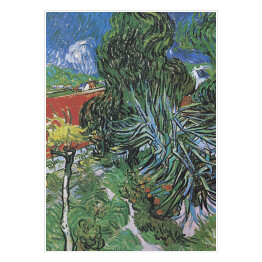 Plakat samoprzylepny Vincent van Gogh Ogród doktora Gacheta w Auvers. Reprodukcja