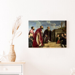 Obraz na płótnie Tycjan "Portrait of the Vendramin Family"