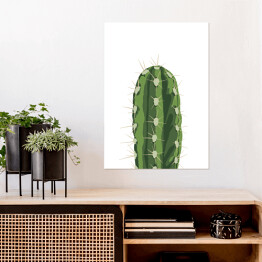 Plakat Kaktus w jasnym pomieszczeniu