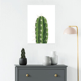 Plakat Kaktus w jasnym pomieszczeniu