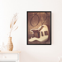 Obraz w ramie Fotografia gitary vintage