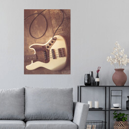 Plakat samoprzylepny Fotografia gitary vintage