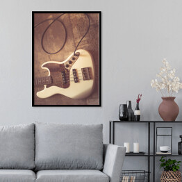 Plakat w ramie Fotografia gitary vintage