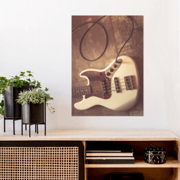 Plakat Fotografia gitary vintage