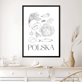 Obraz w ramie Kuchnie świata - kuchnia polska