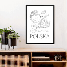 Obraz w ramie Kuchnie świata - kuchnia polska