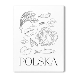 Obraz na płótnie Kuchnie świata - kuchnia polska