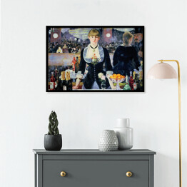 Plakat w ramie Edouard Manet "Bar w Folies-Bergère" - reprodukcja