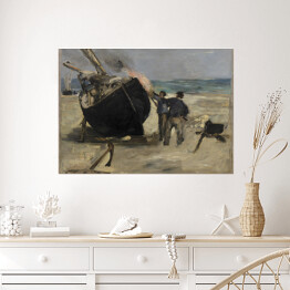 Édouard Manet "Tarowanie łodzi" - reprodukcja