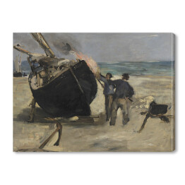 Obraz na płótnie Édouard Manet "Tarowanie łodzi" - reprodukcja