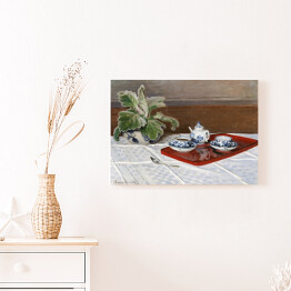 Obraz na płótnie Claude Monet Martwa natura, serwis do herbaty Reprodukcja obrazu