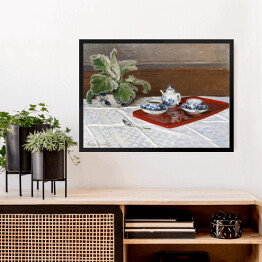 Obraz w ramie Claude Monet Martwa natura, serwis do herbaty Reprodukcja obrazu