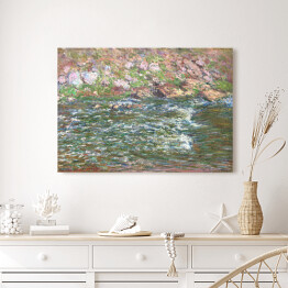 Obraz na płótnie Claude Monet Rapids on the Petite Creuse at Fresselines Reprodukcja obrazu
