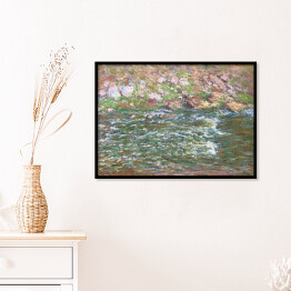 Plakat w ramie Claude Monet Rapids on the Petite Creuse at Fresselines Reprodukcja obrazu