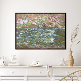 Plakat w ramie Claude Monet Rapids on the Petite Creuse at Fresselines Reprodukcja obrazu