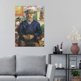 Plakat Vincent van Gogh Portrait of Père Tanguy. Reprodukcja