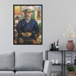 Plakat w ramie Vincent van Gogh Portrait of Père Tanguy. Reprodukcja