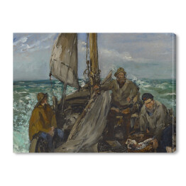 Obraz na płótnie Édouard Manet "Pracownicy morza" - reprodukcja