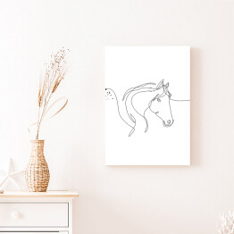 Obraz klasyczny Koń - białe konie