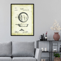 Plakat w ramie M. S. Tracy - patenty na rycinach vintage
