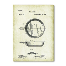 Obraz na płótnie M. S. Tracy - patenty na rycinach vintage