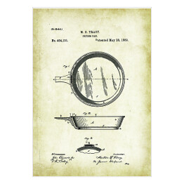 Plakat samoprzylepny M. S. Tracy - patenty na rycinach vintage