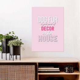 Plakat samoprzylepny Ilustracja - kolorowy pies 
