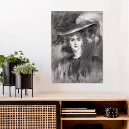 Plakat John Singer Sargent Portrait of the Baroness de Meyer Reprodukcja