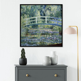 Plakat w ramie Claude Monet Staw z nenufarami. Reprodukcja
