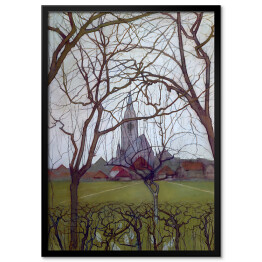 Obraz klasyczny Piet Mondriaan "St. Jacob's church, Winterswijk"