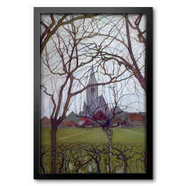 Obraz w ramie Piet Mondriaan "St. Jacob's church, Winterswijk"