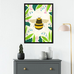 Obraz w ramie Pszczoła, robaczki
