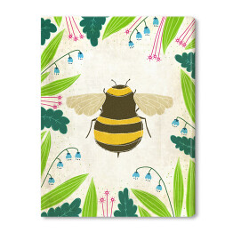 Obraz na płótnie Pszczoła, robaczki