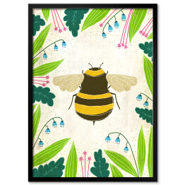 Plakat w ramie Pszczoła, robaczki